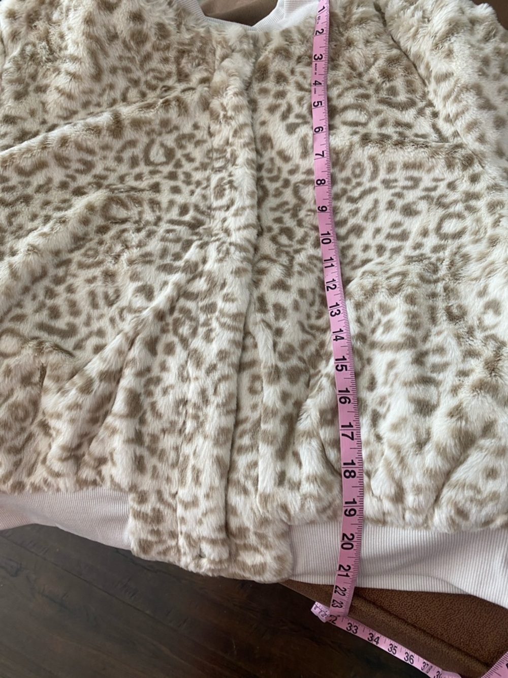 SANCTUARY Faux Fur Leopard-Print Bomber Jacket in Cream NEW! ✨ - Picture 9 of 9
